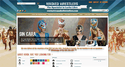 Desktop Screenshot of maskedwrestlers.com